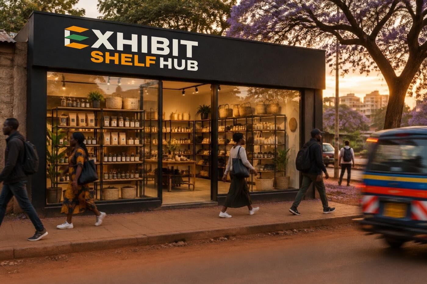 The Exhibit Shelf Hub storefront
